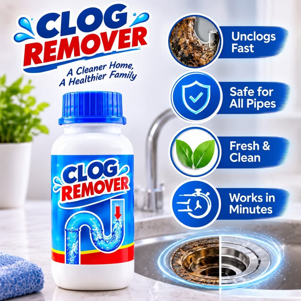 Powerful Clog Remover – Clear Blocked Drains Easily and Quickly